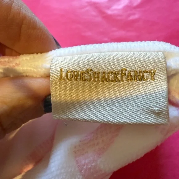 NWOT LoveShackFancy Bow Face Wash Beauty Headband Onesize retail $45 - Picture 7 of 11
